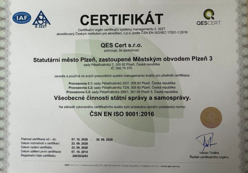 certifikát 2026
