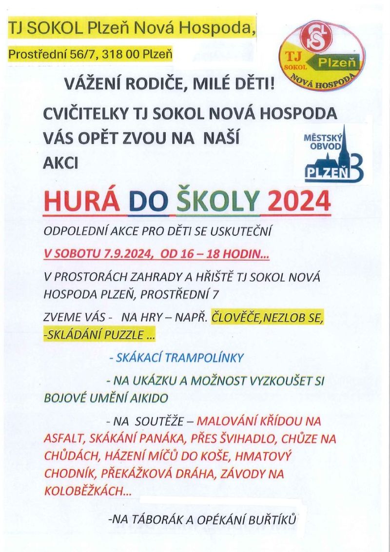 Hurá do školy