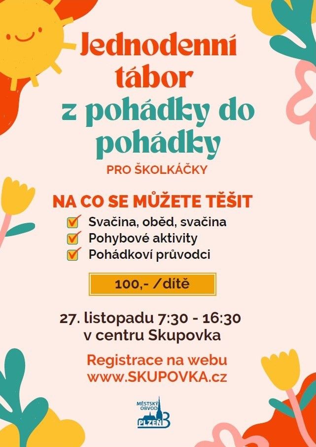 Jednodenní tábor ve Skupovce Jednodenní tábor ve Skupovce