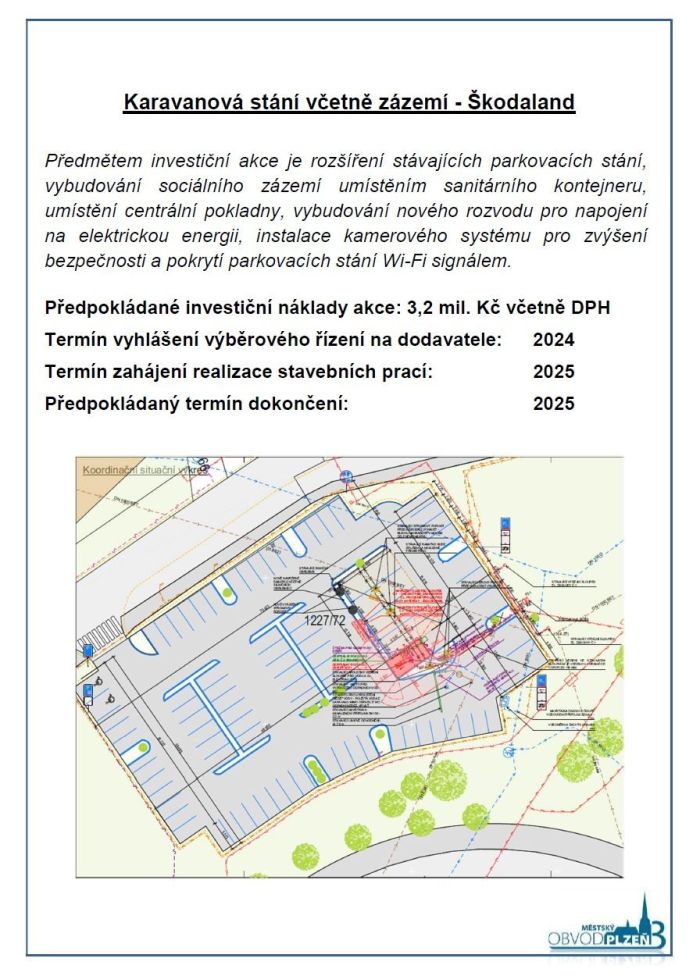 Karavanová stání Škodaland Karavanová stání Škodaland