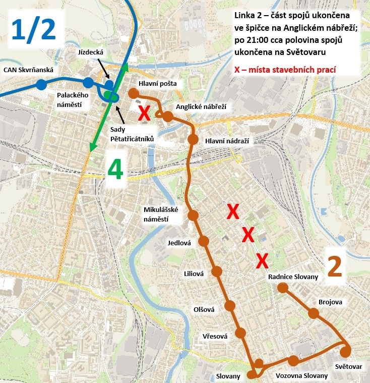 mapa 1-2, 2, 4 - Koterovská a Zbrojnická mapa 1-2, 2, 4 - Koterovská a Zbrojnická