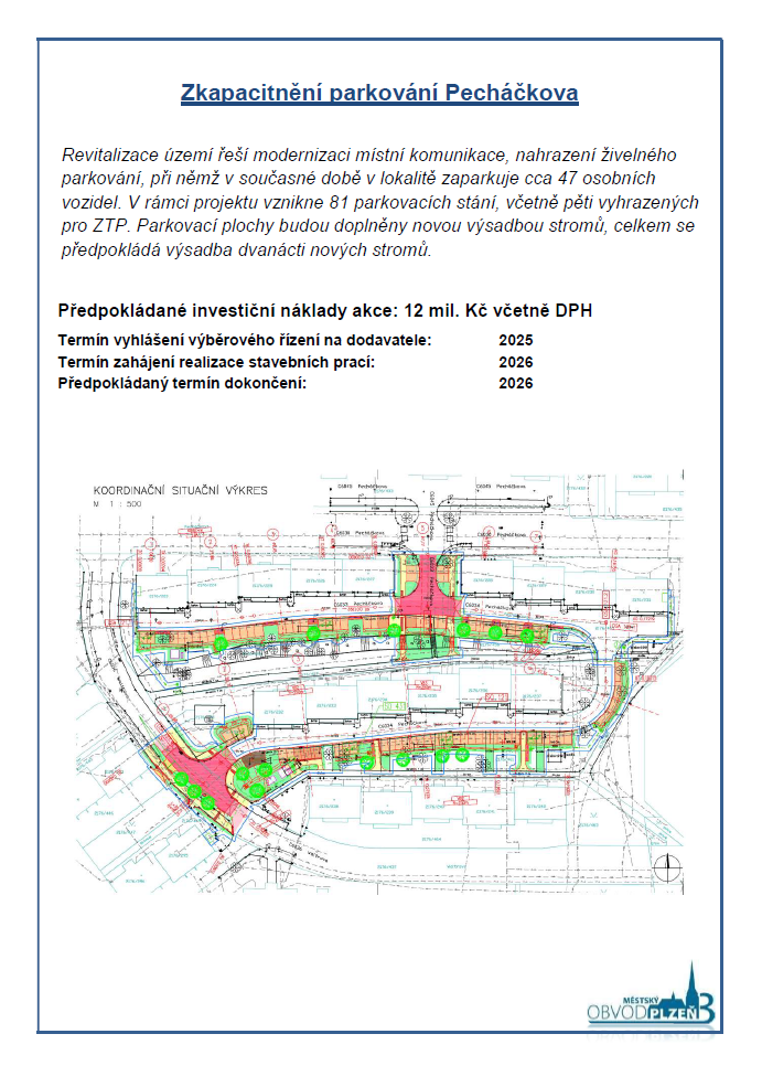Parkování Pecháčkova