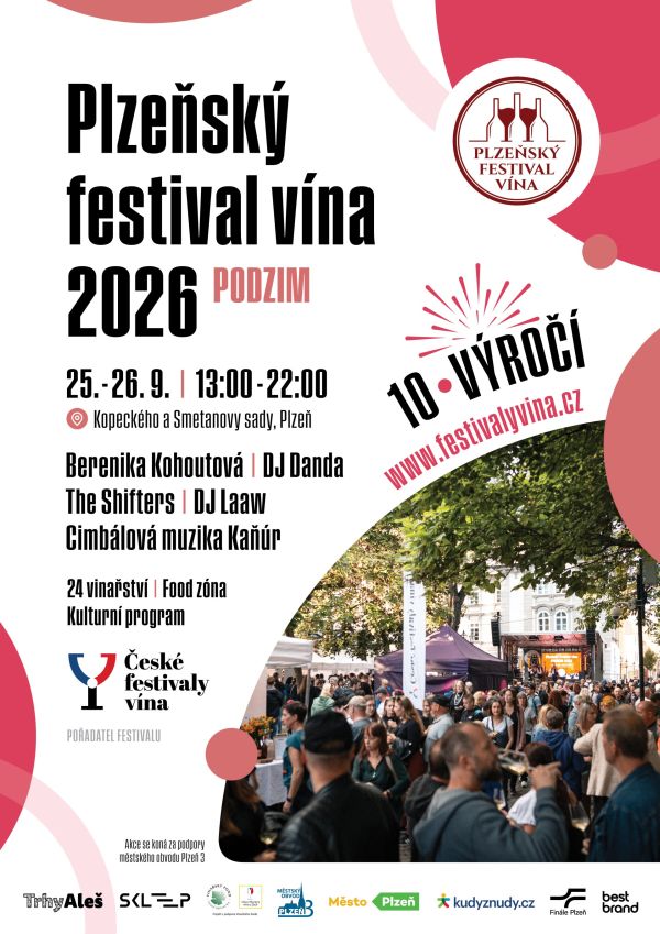 Plzeňský festival vína (podzim) 2026-plakát