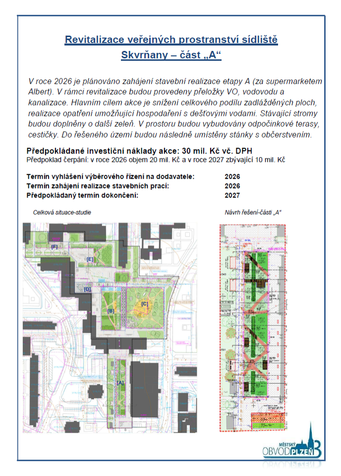 Revitalizace Skvrňany část A