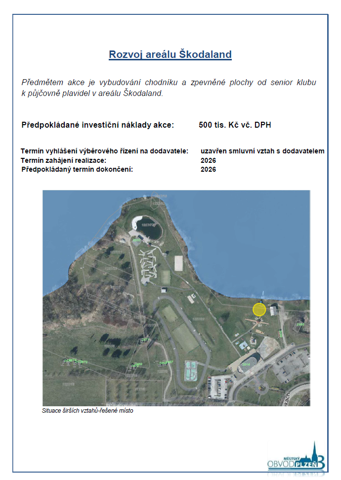 Rozvoj areálu Škodaland
