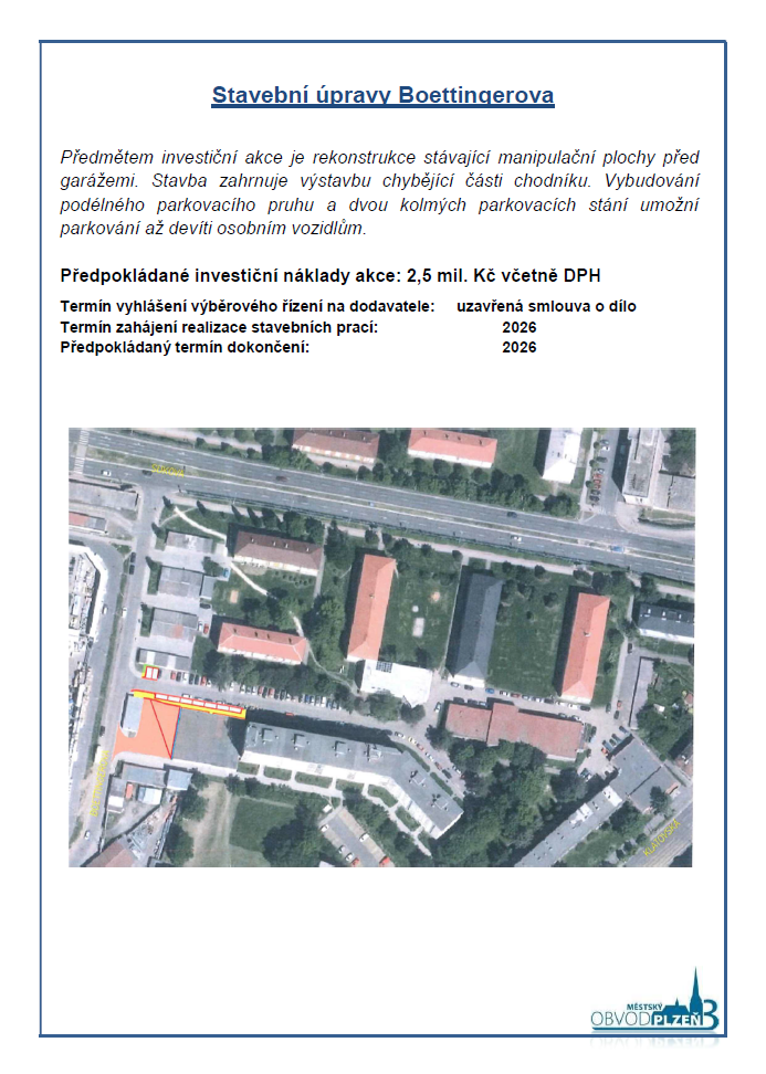 Stavební úpravy Boettingerova